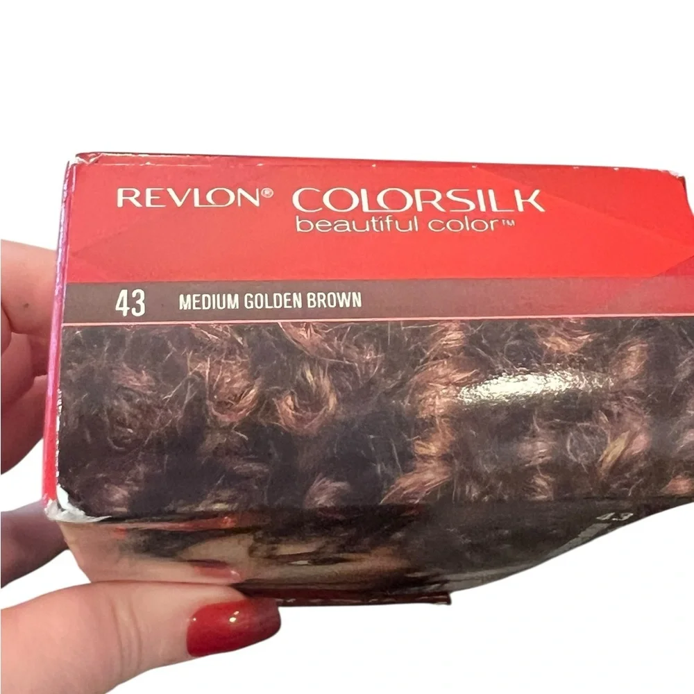Revlon Colorsilk Beautiful Color 43-Medium Golden Brown Permanent Hair Color NEW